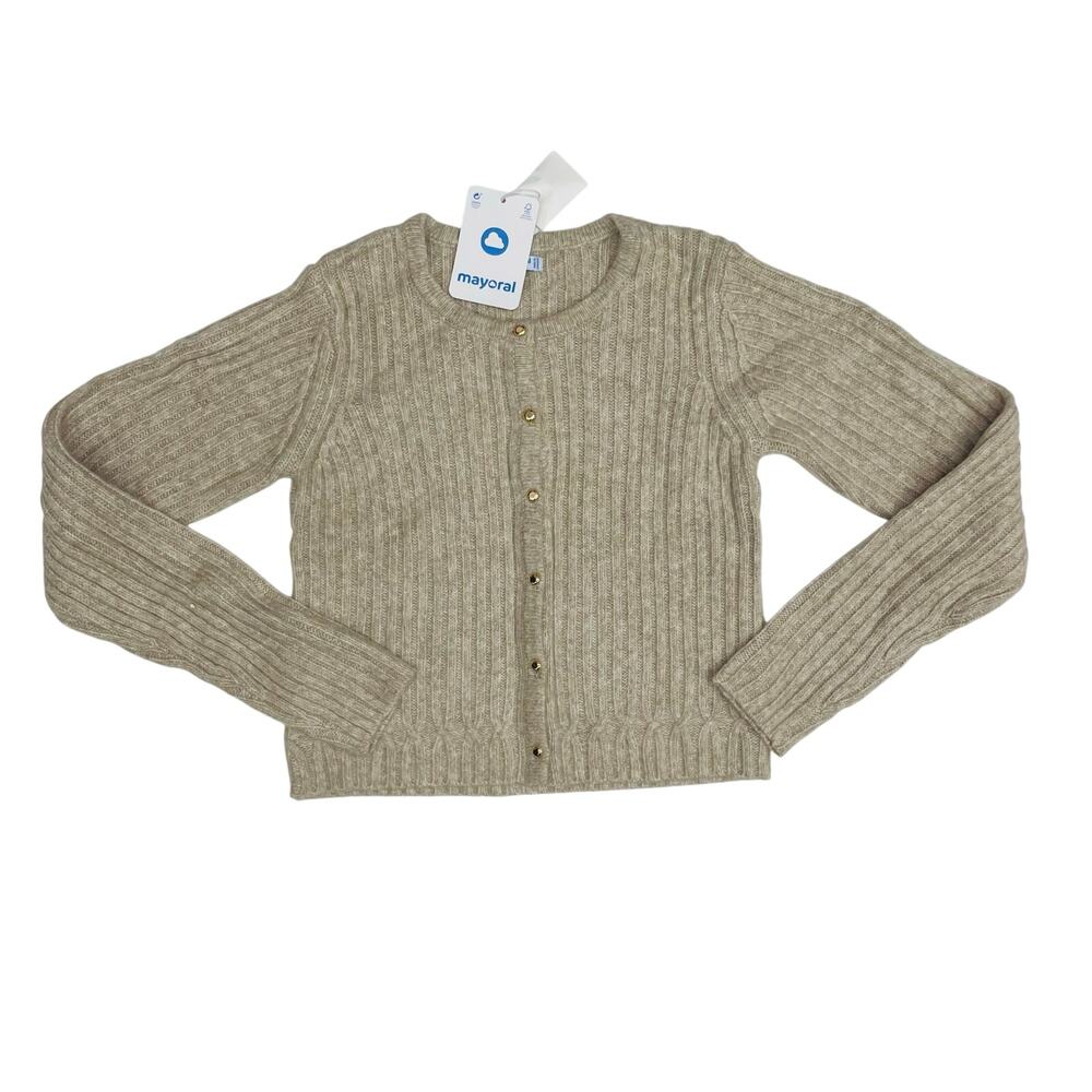 NWT Mayoral Size 18 Oatmeal Cardigan